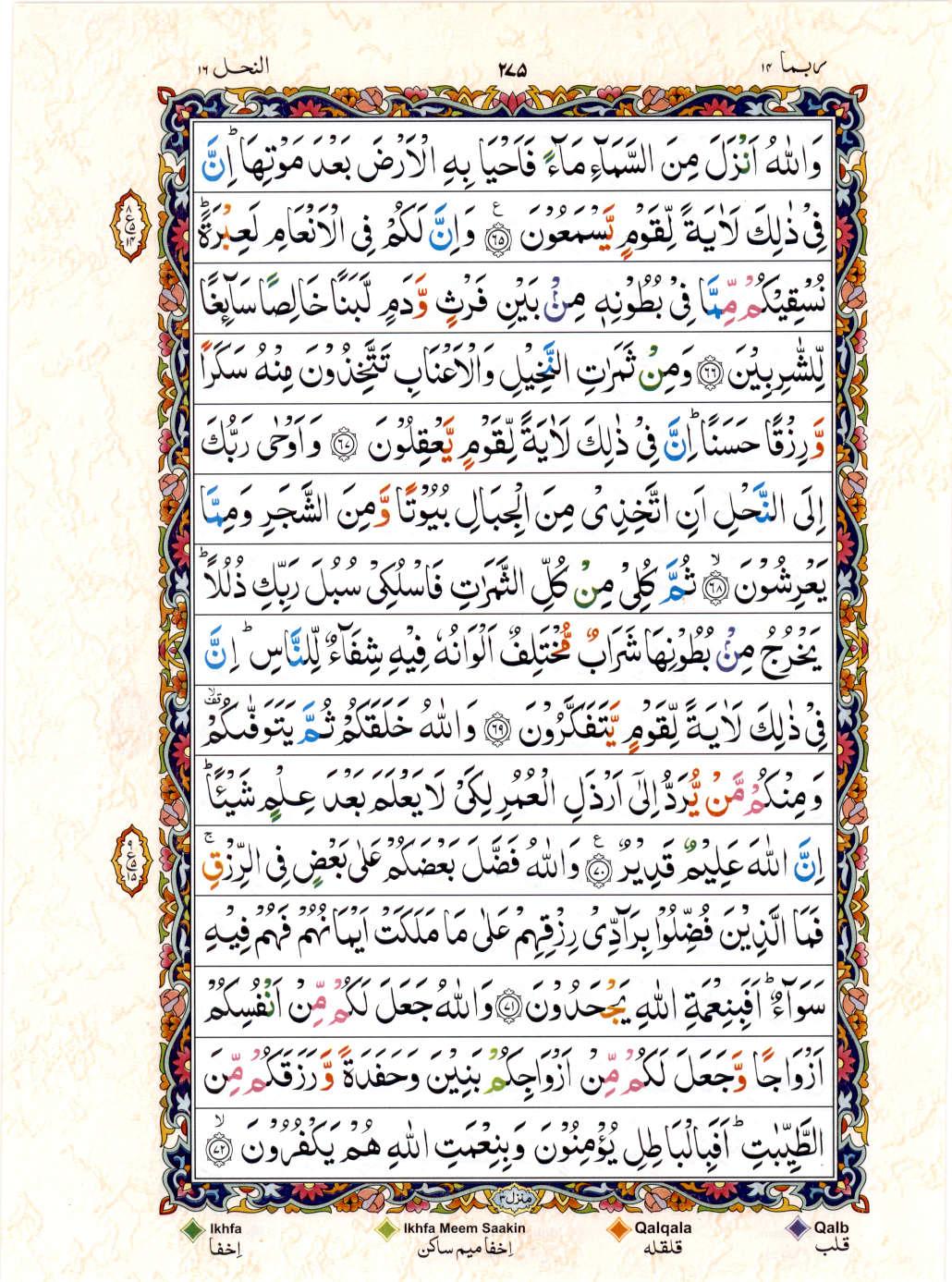 Reading Al Quran 15 Lines Part / Chapter / Siparah 14 Page 275