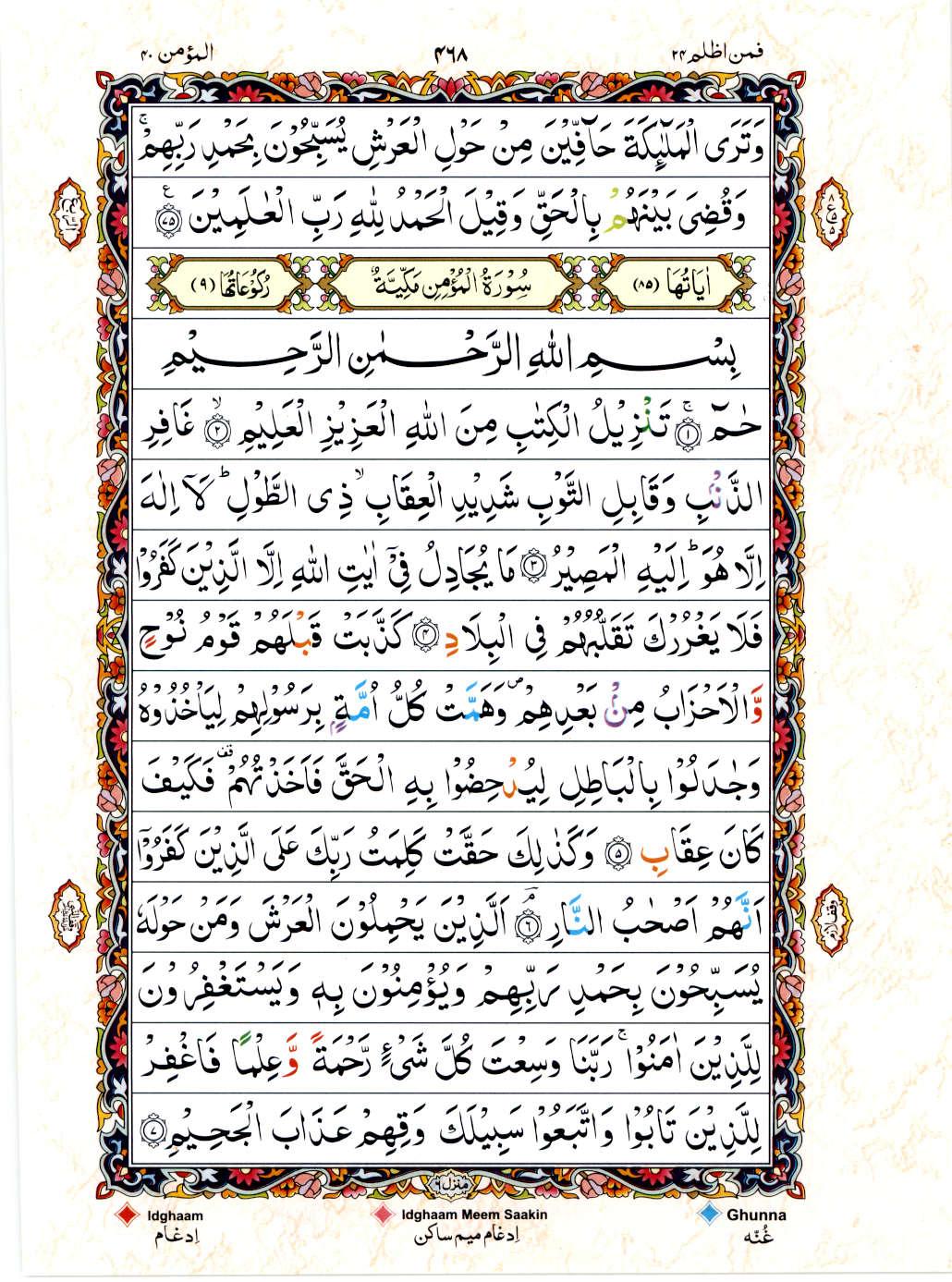 Reading Al Quran 15 Lines Part / Chapter / Siparah 24 Page 468
