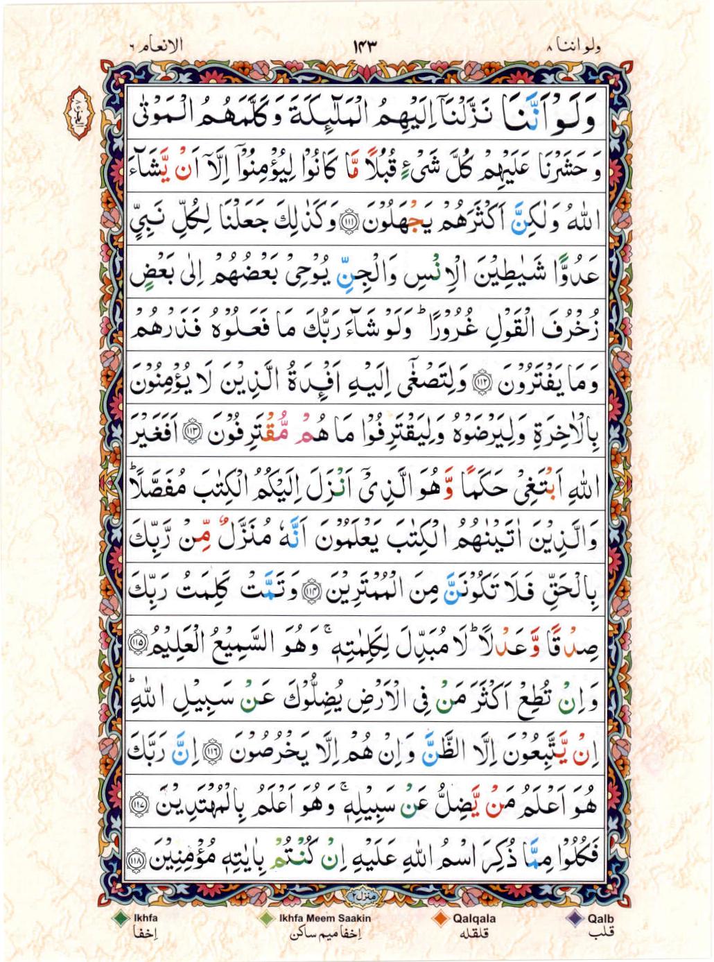 Reading Al Quran 15 Lines Part / Chapter / Siparah 8 Page 143