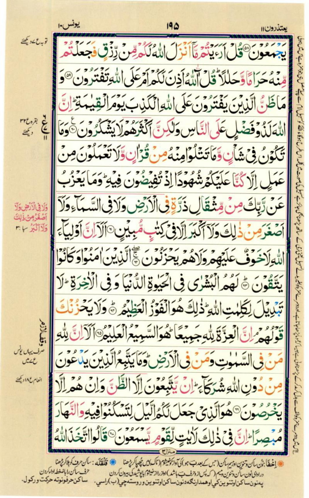 Reading Al Quran Part / Chapter / Siparah 11 Page 195