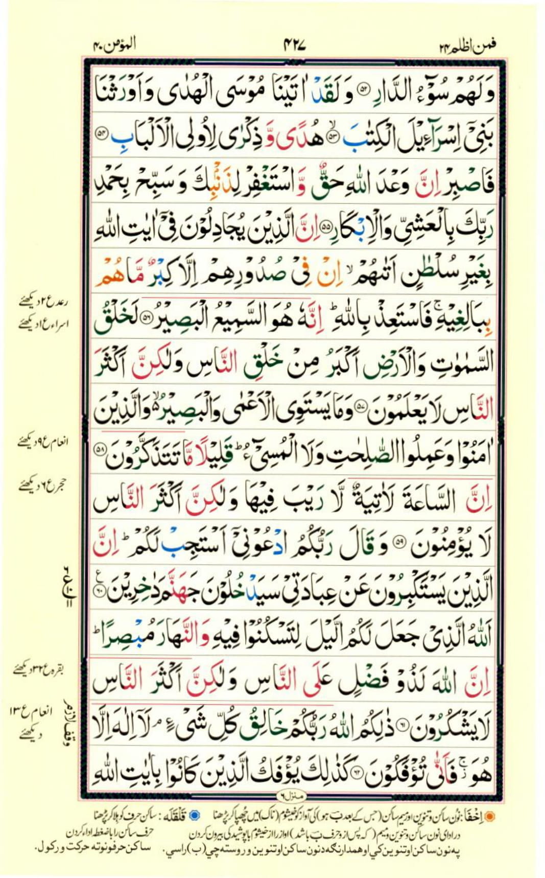 Reading Al Quran Part / Chapter / Siparah 24 Page 427