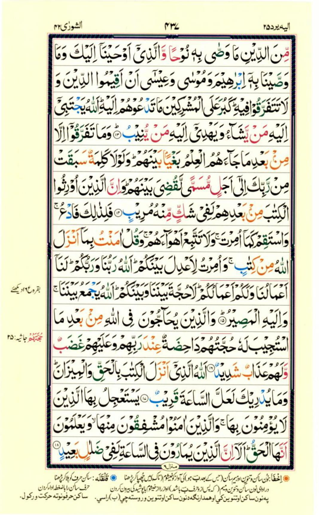 Reading Al Quran Part / Chapter / Siparah 25 Page 437