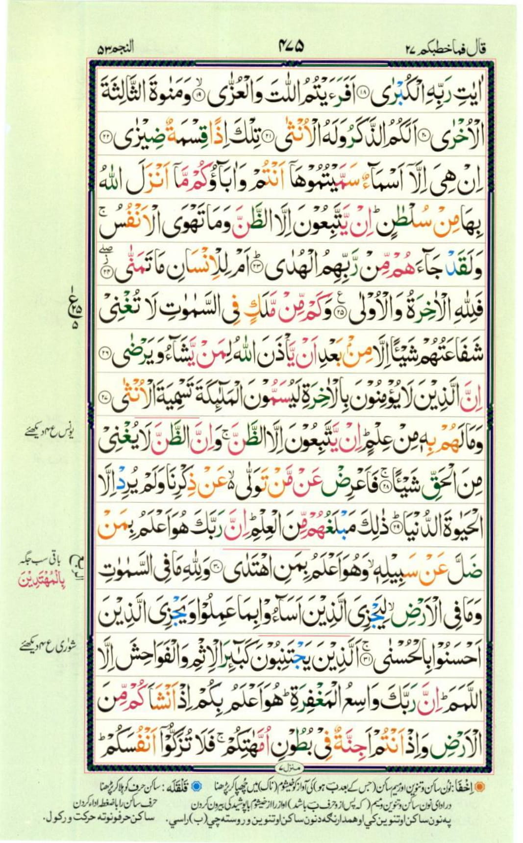 Reading Al Quran Part / Chapter / Siparah 27 Page 475
